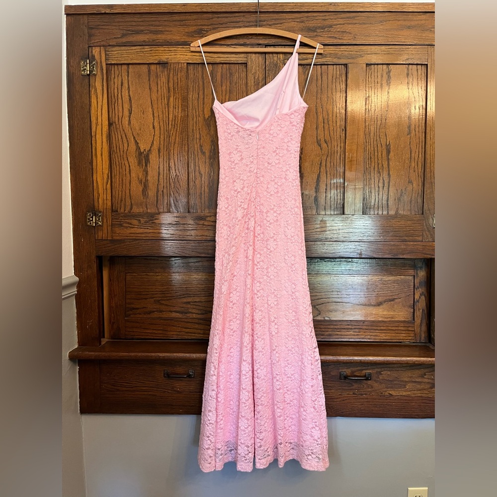 NWT Bardot Albie Knit Floral Lace Maxi Dress in Candy Pink, XS/2 - Picture 12 of 15